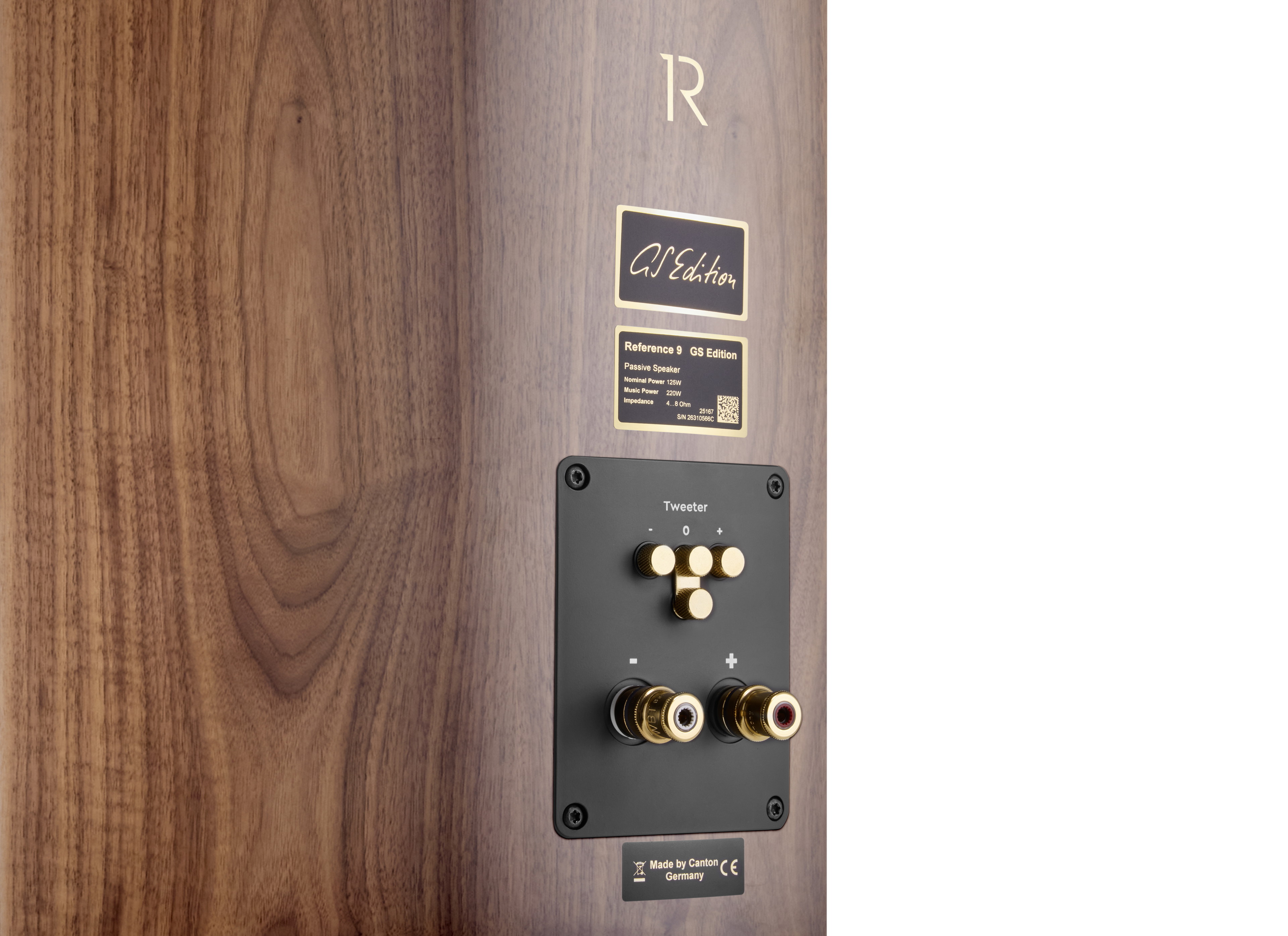 Canton Reference 9 GS Edition Nussbaum – Detailansicht