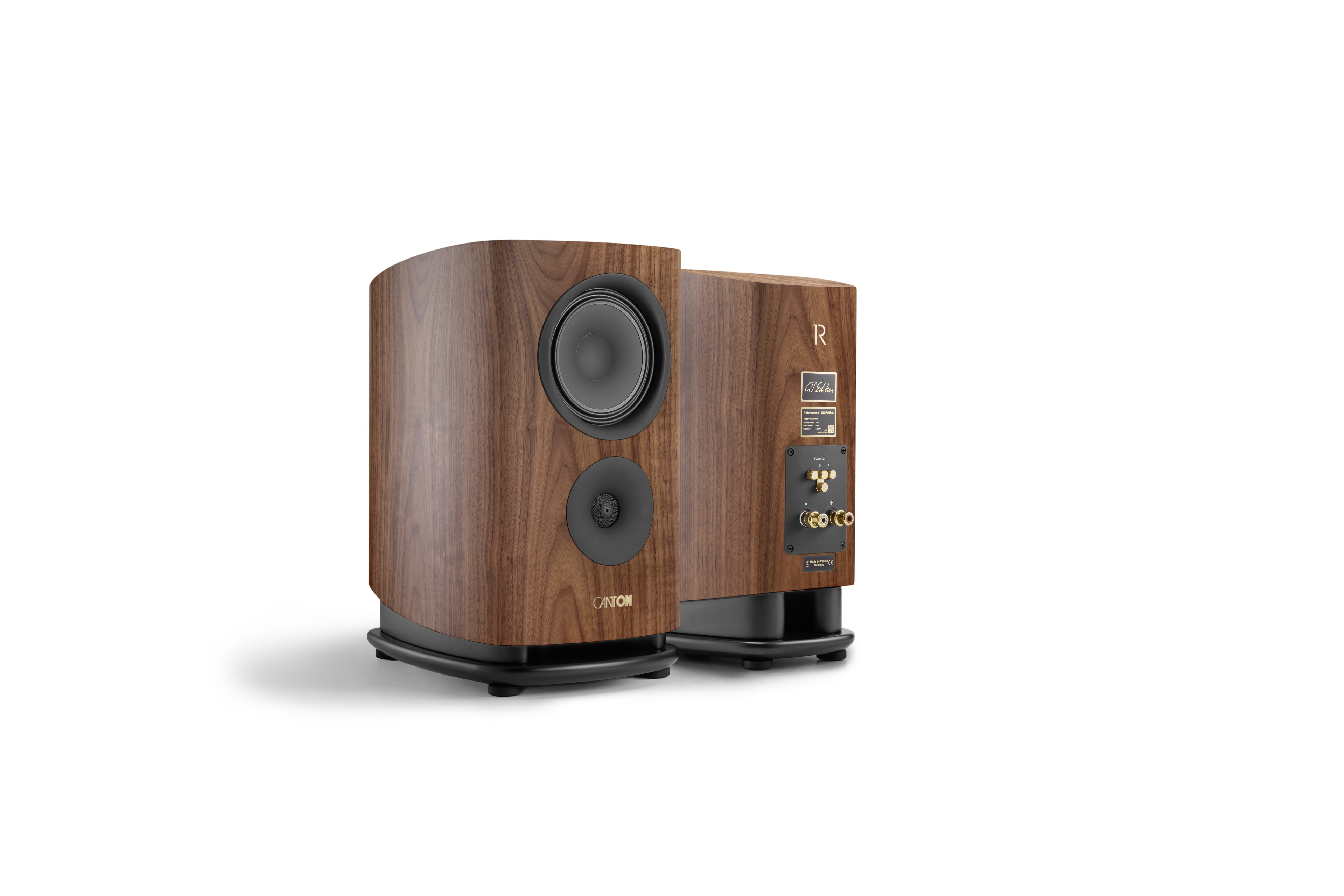 Canton Reference 9 GS Edition Nussbaum – Rückansicht