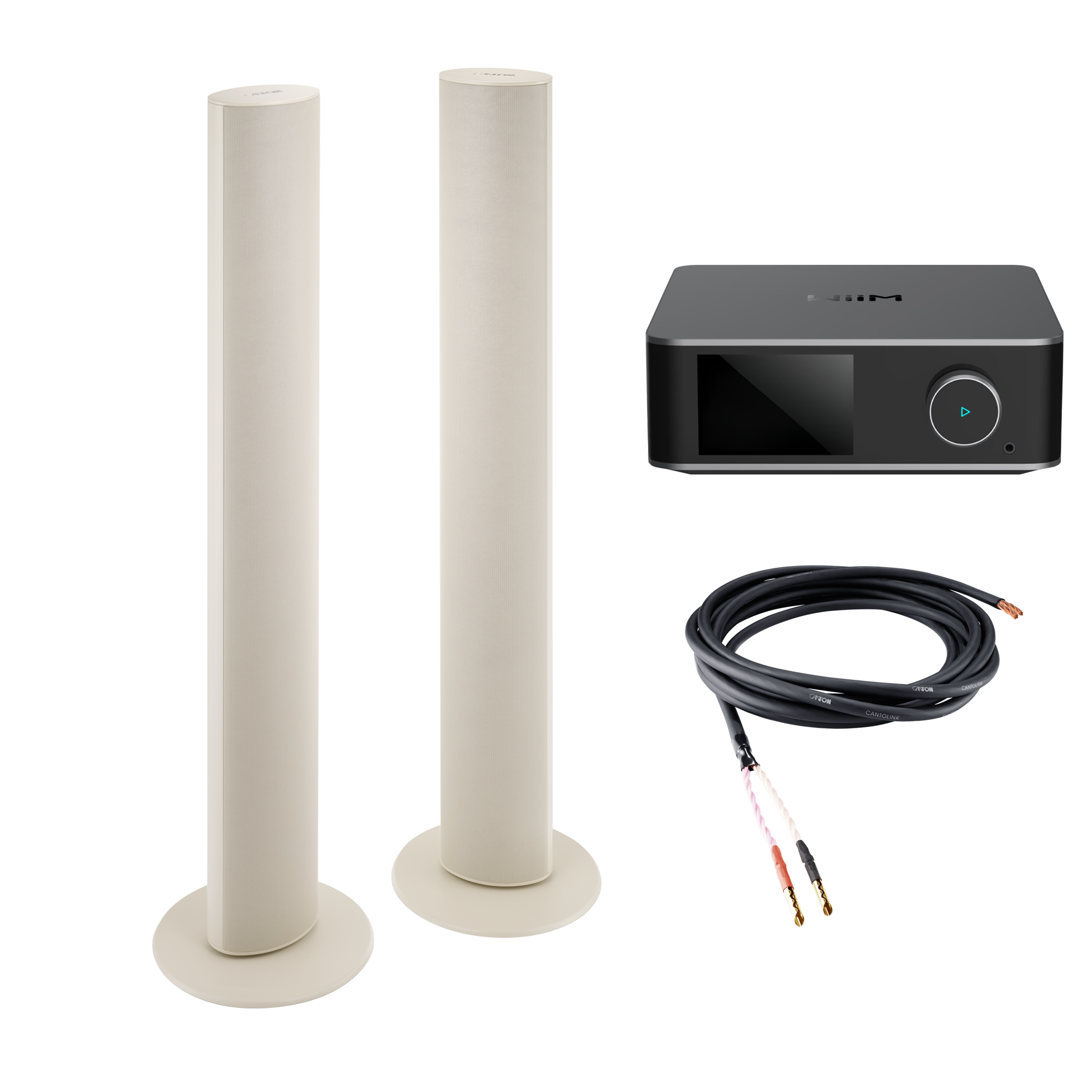 Puro 90 + Wiim Amp Ultra Stereo Bundle - Home page Canton Loudspeaker