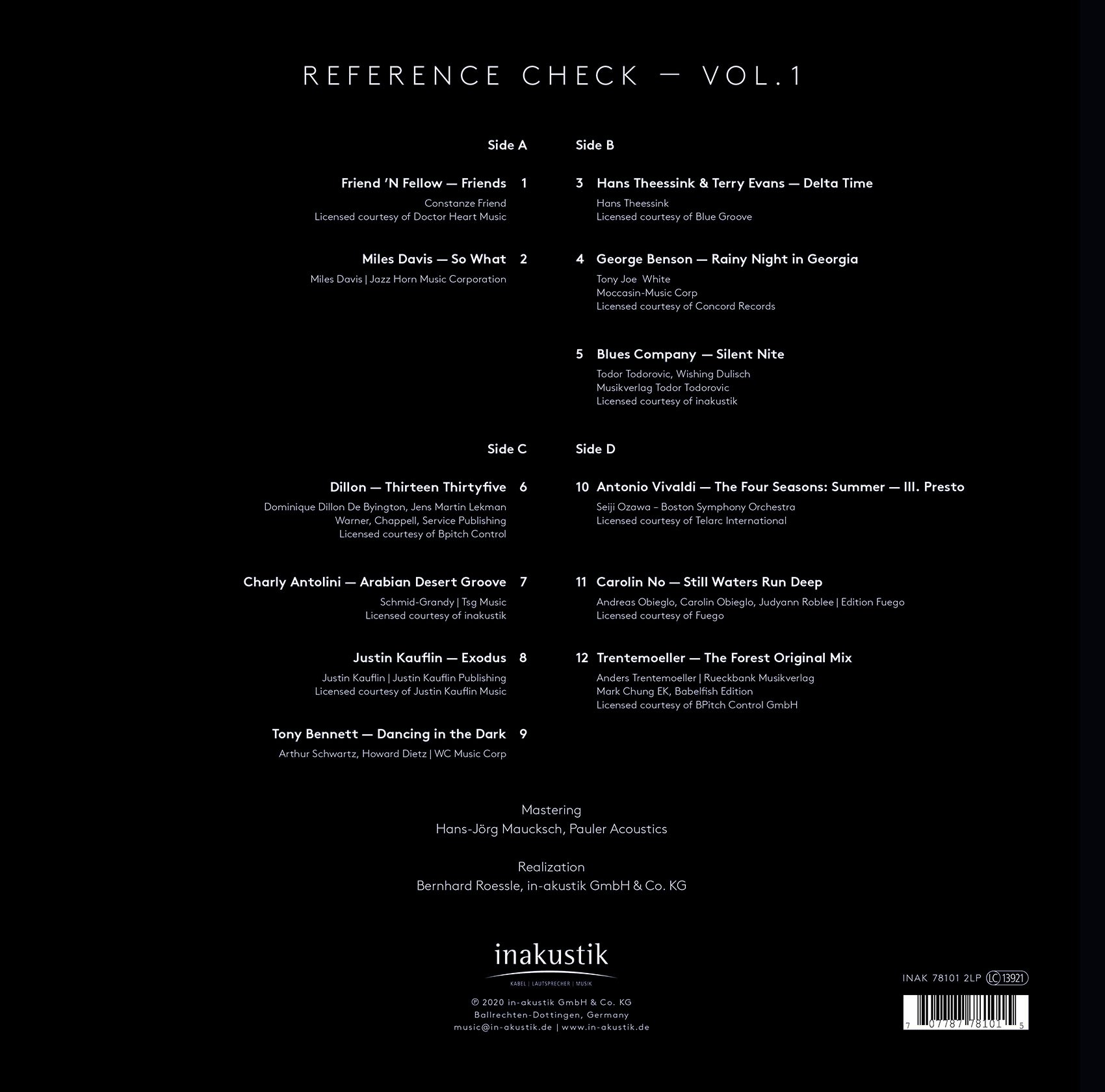 Canton LP - Reference Check Vol. I